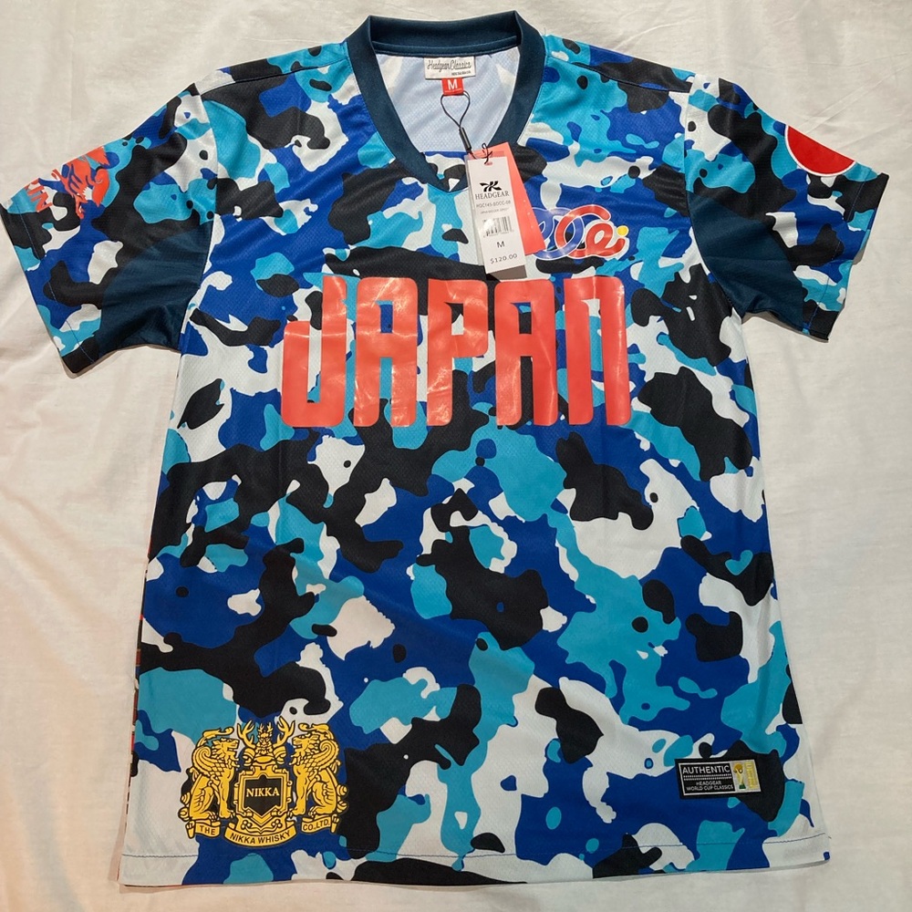 Japan Soccer Jersey, Headgear Classics Brand, Men’s size Medium, NWT! $110.00!